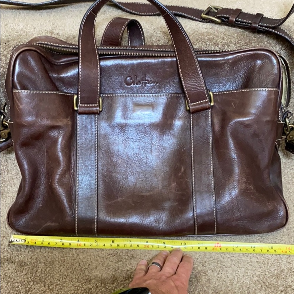 Cole Haan Leather Messenger Bag